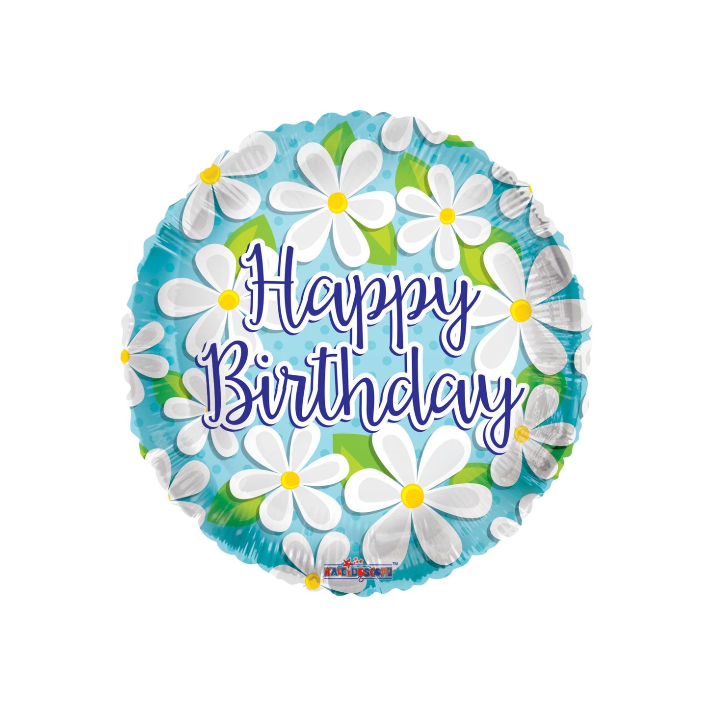Happy Birthday Daisies Foil Balloon 18"