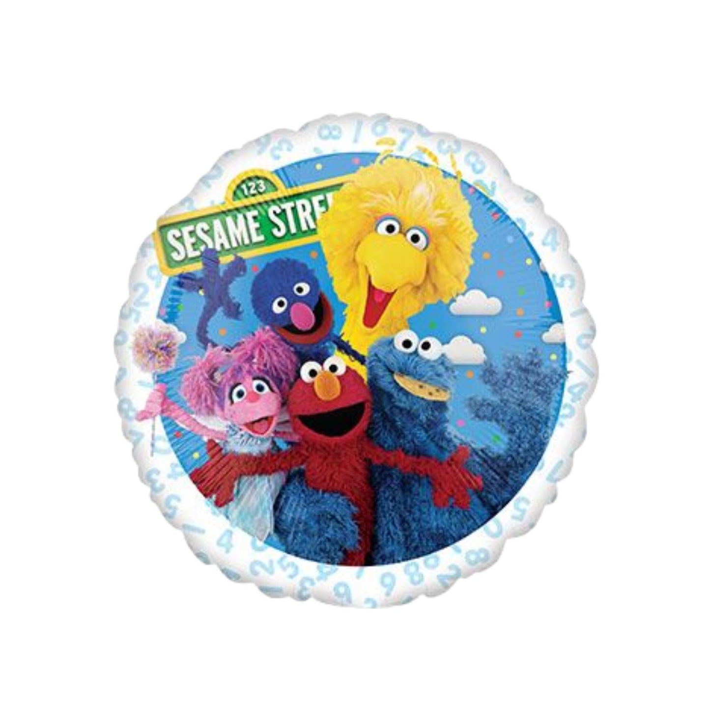 Sesame Street Round Foil Balloon 18"