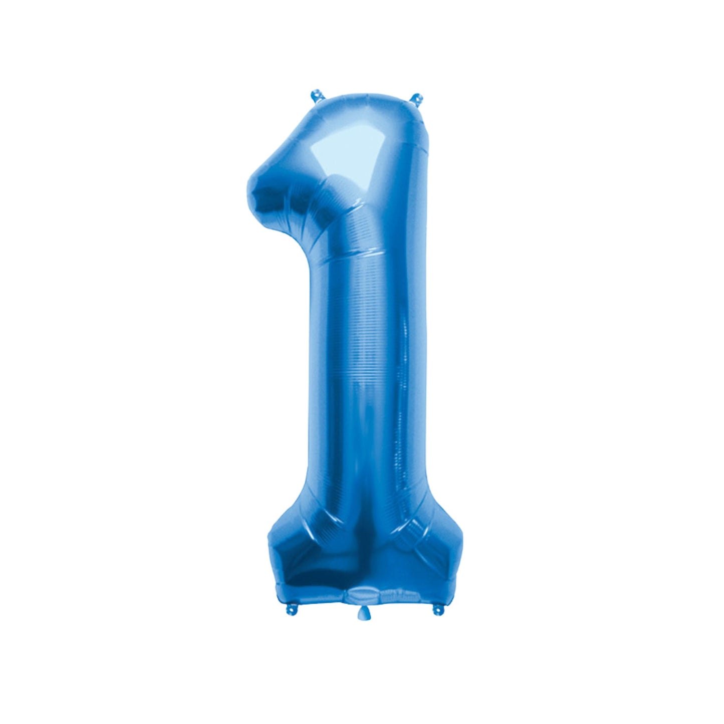 Large Number Blue Foil Balloons 34"