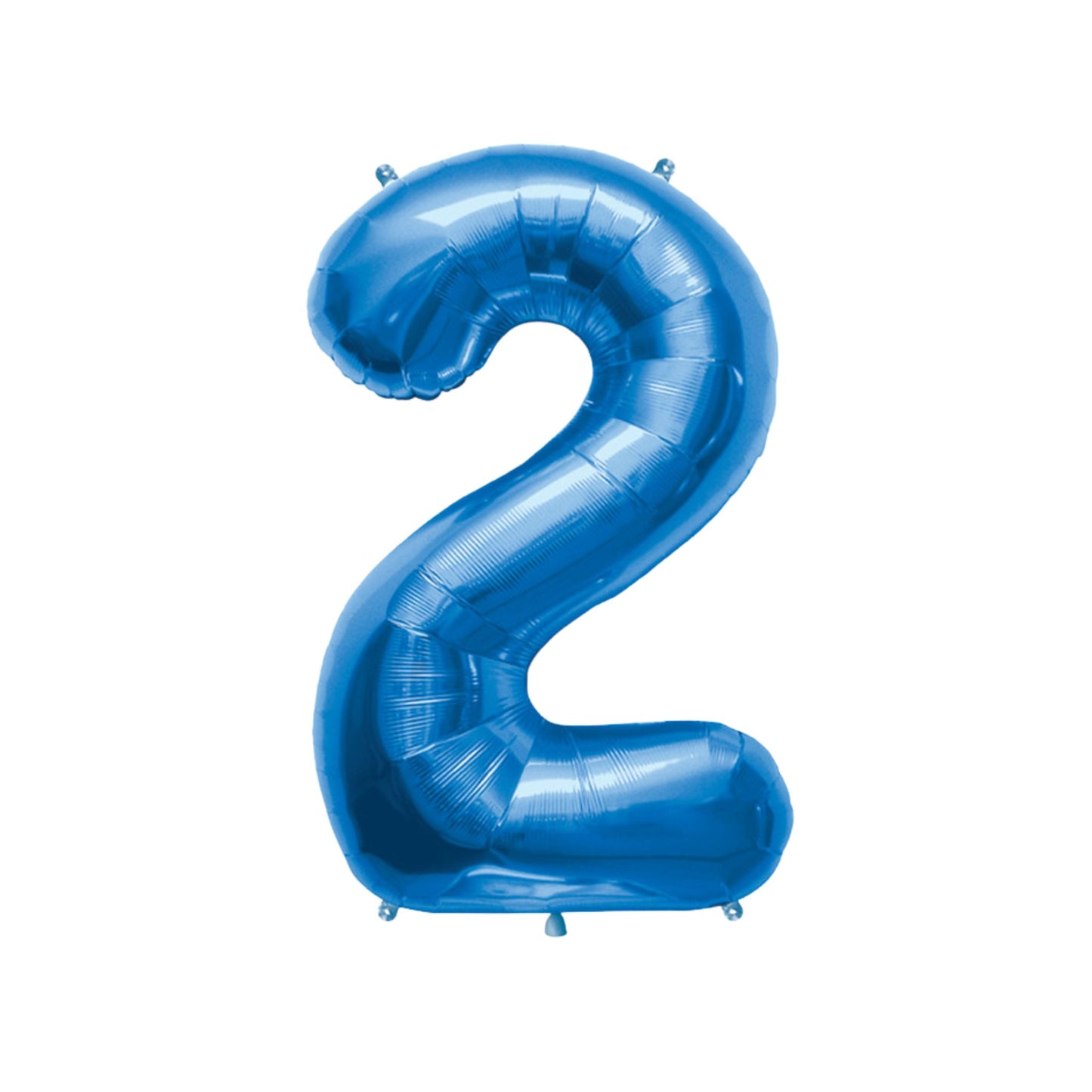 Large Number Blue Foil Balloons 34"