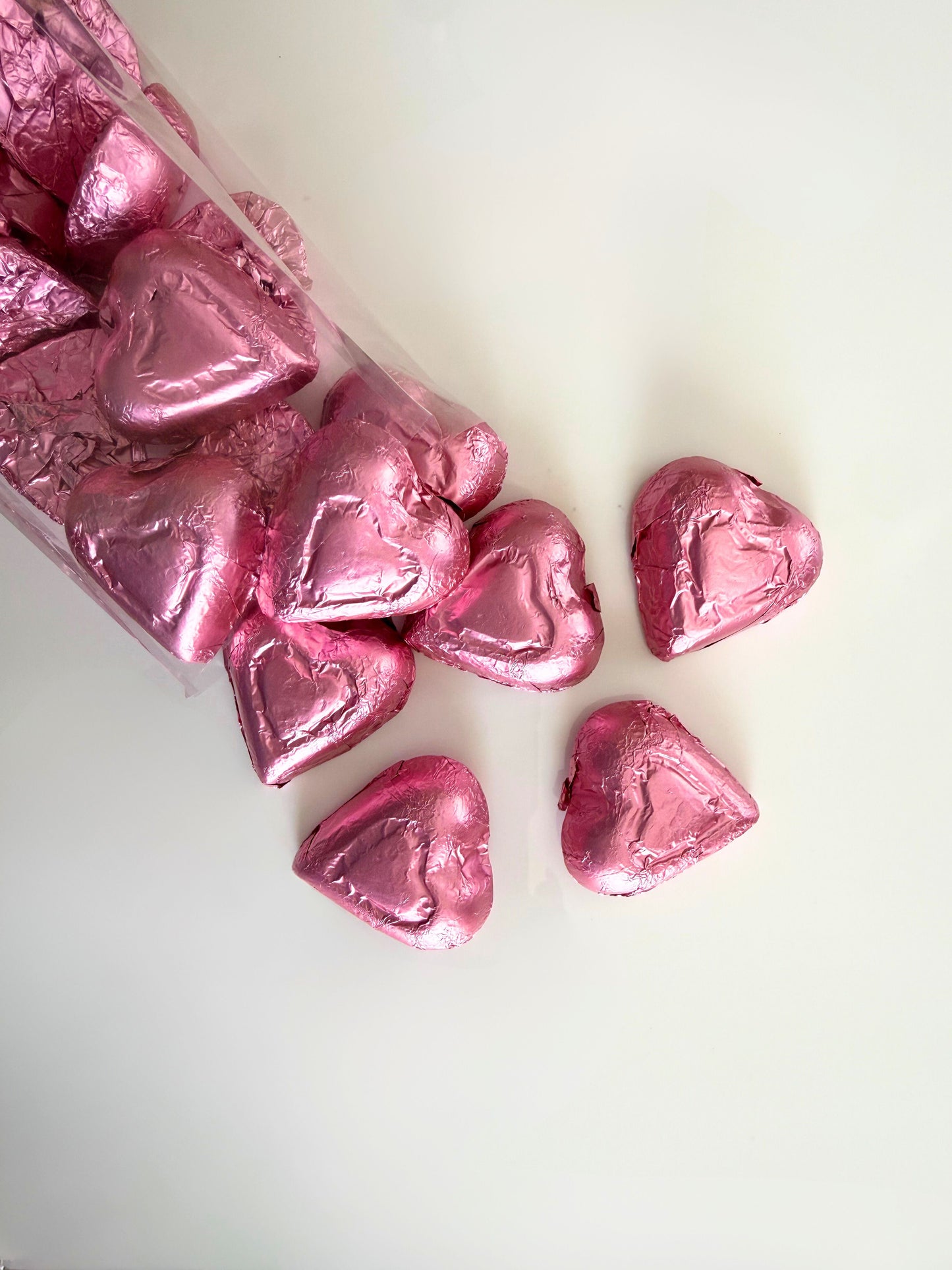 Lots of Love Pink Hearts Candy Gram