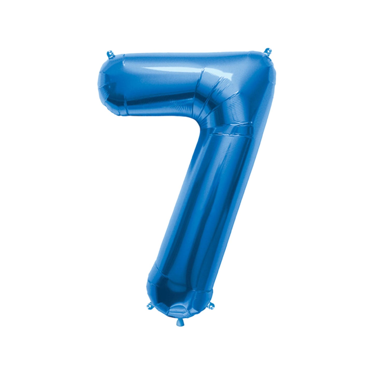 Large Number Blue Foil Balloons 34"