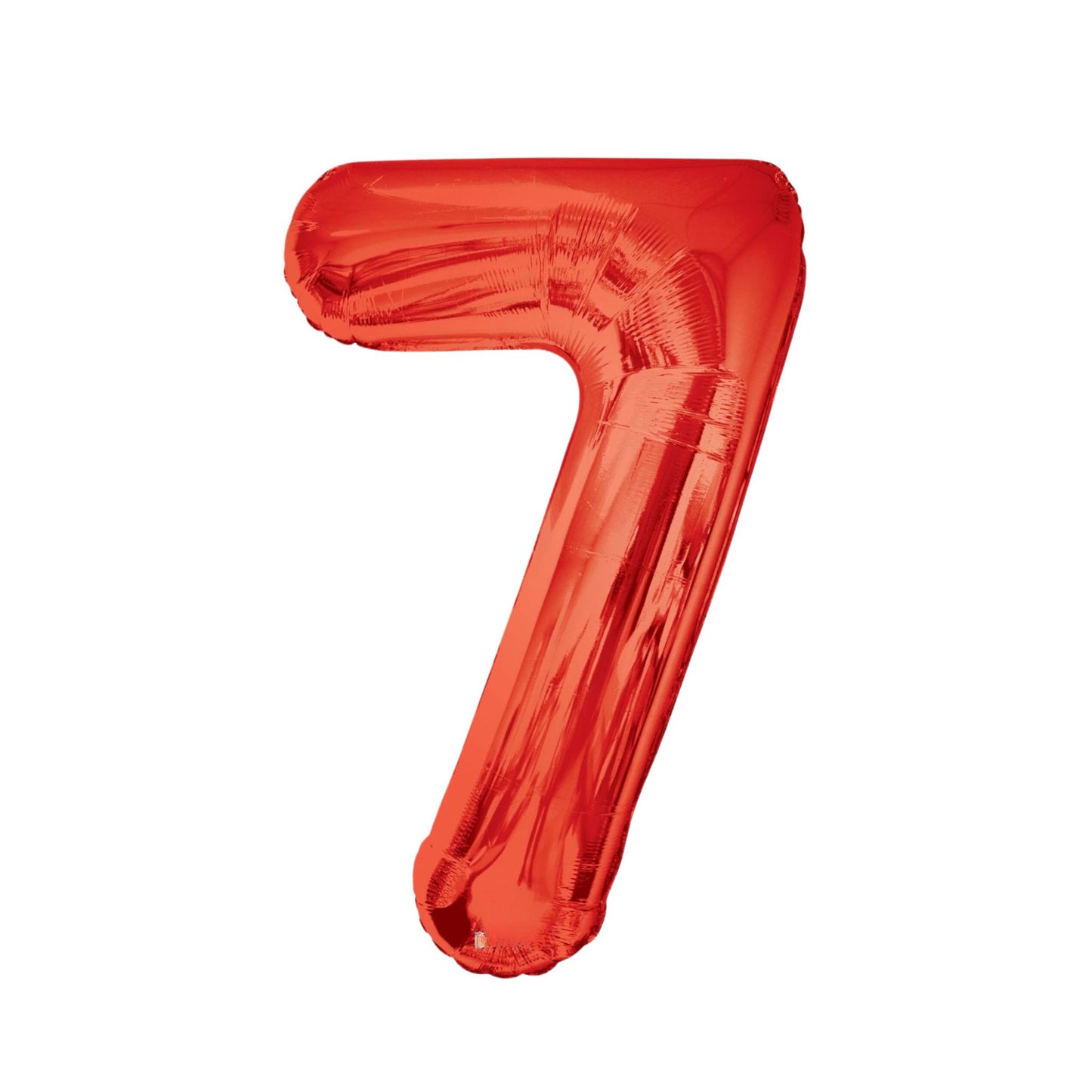 Large Number Red Foil Balloons 34"