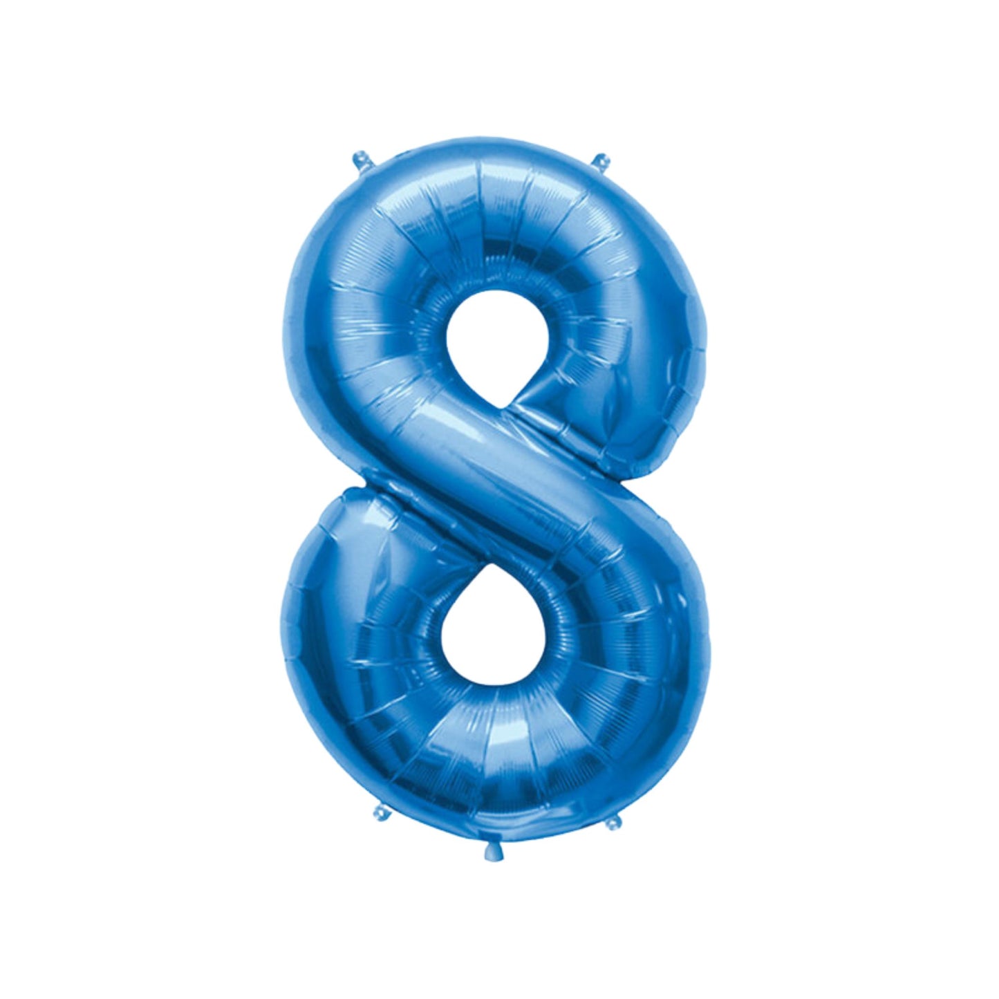 Large Number Blue Foil Balloons 34"