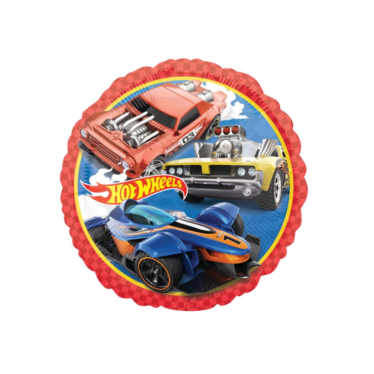 Hot Wheels Cars Foil Balloon 18"
