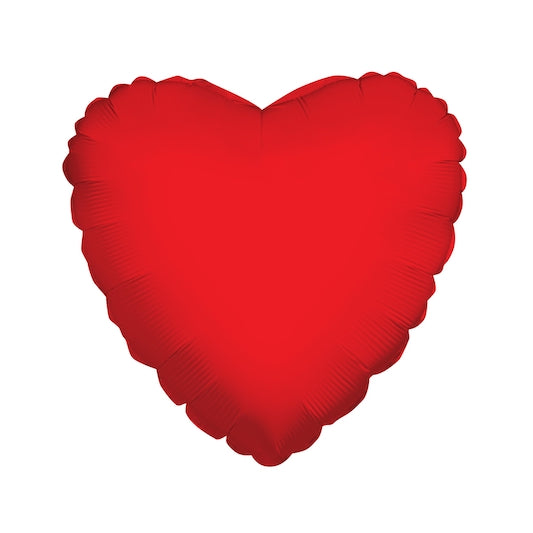 Red Heart Foil Balloon 19"