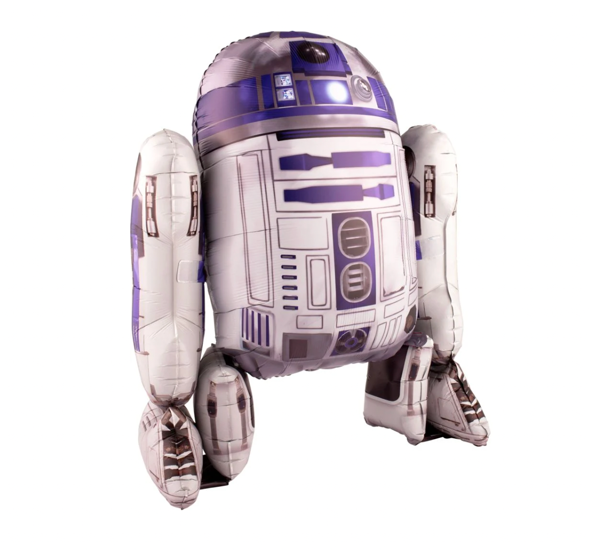 3ft R2D2 Droid Star Wars Air Walker Foil Balloon (Life Size)