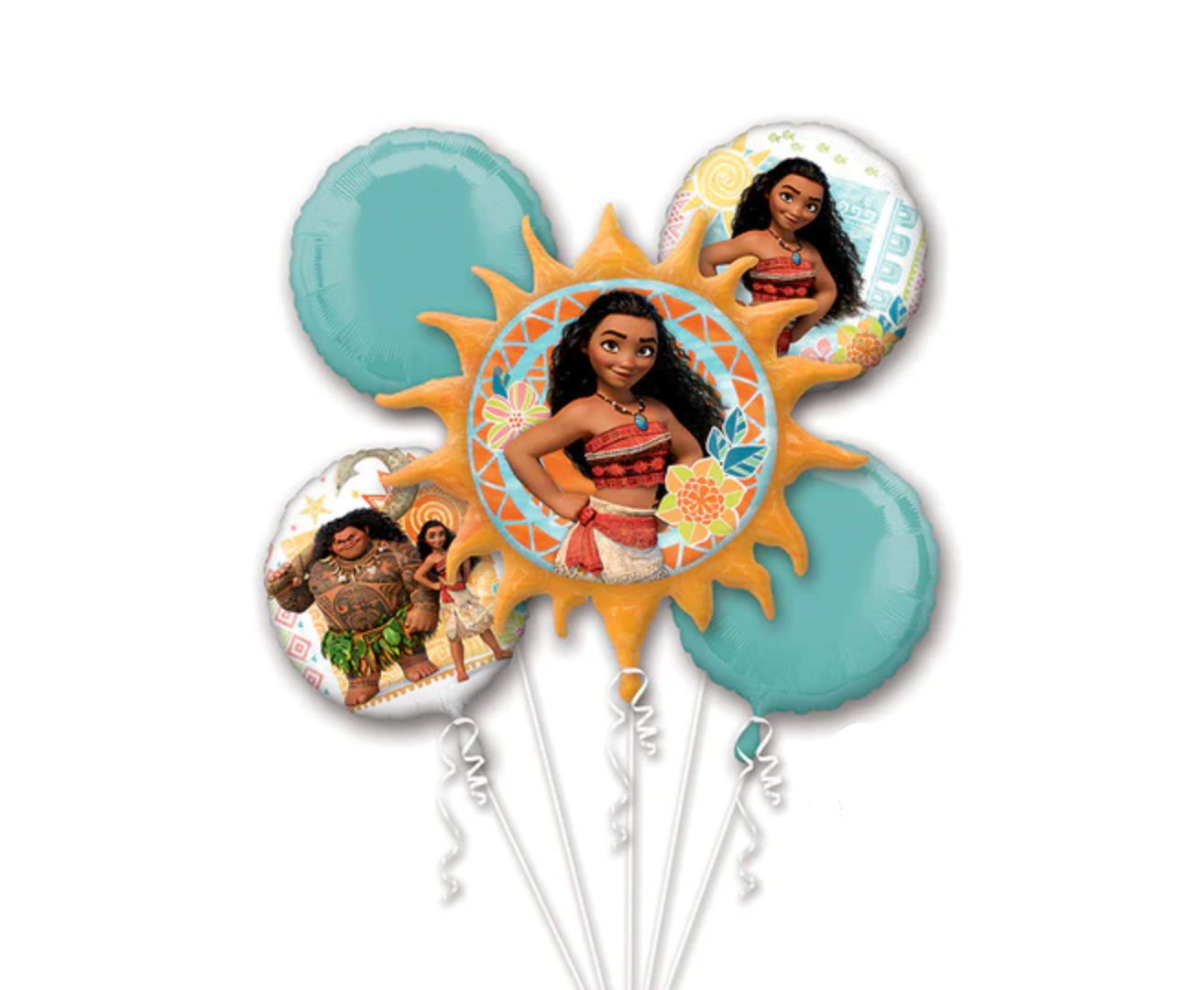 Moana Foil Balloon Bouquet