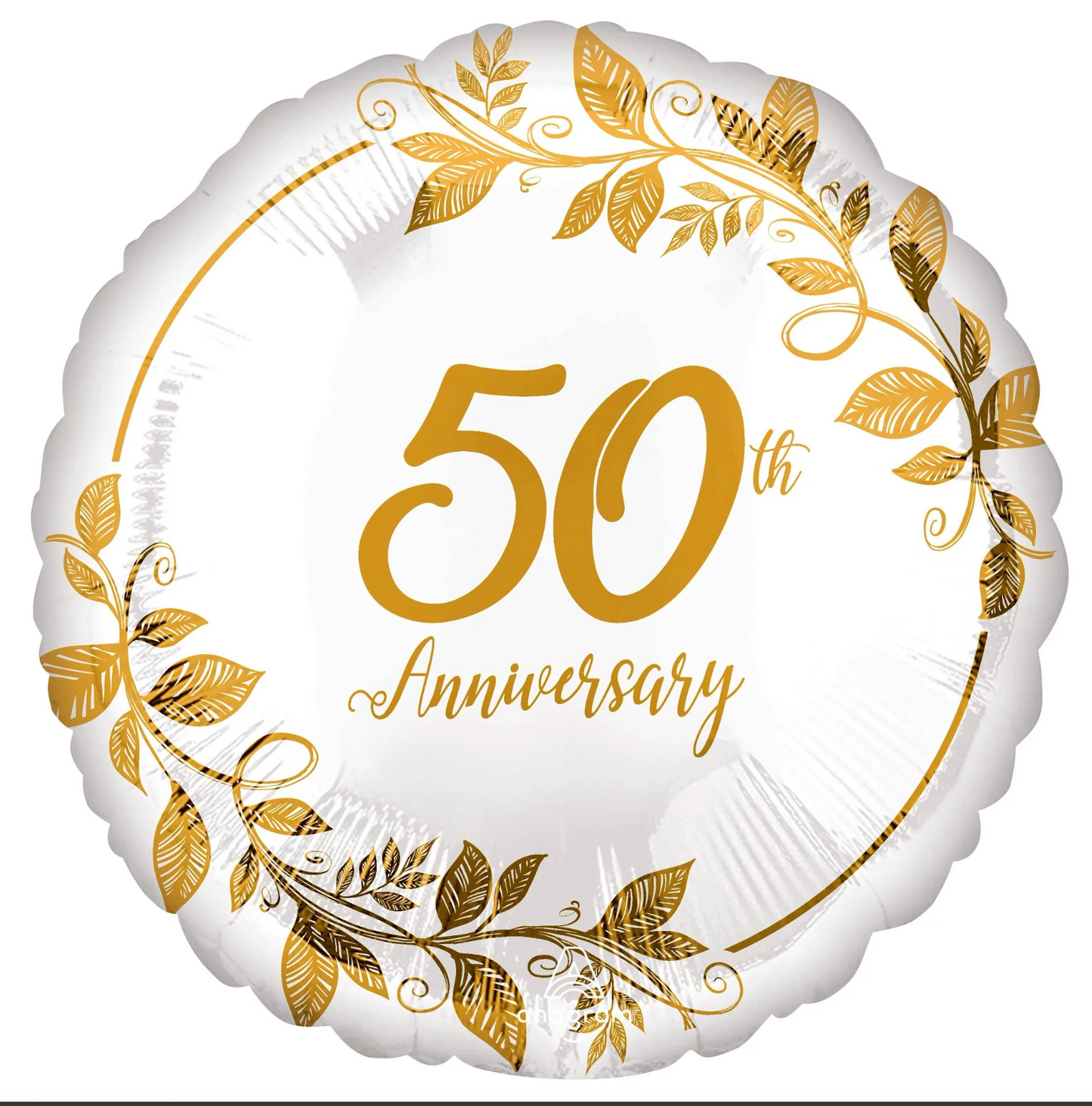 50th Anniversary Foil Balloon 17''