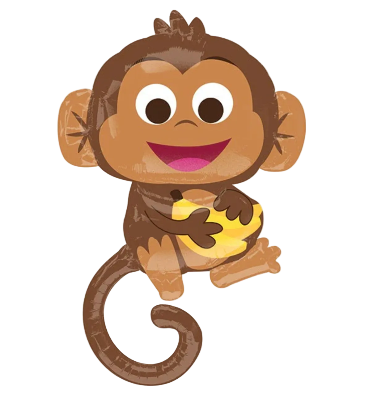 Happy Monkey Supershape Foil Balloon 36''