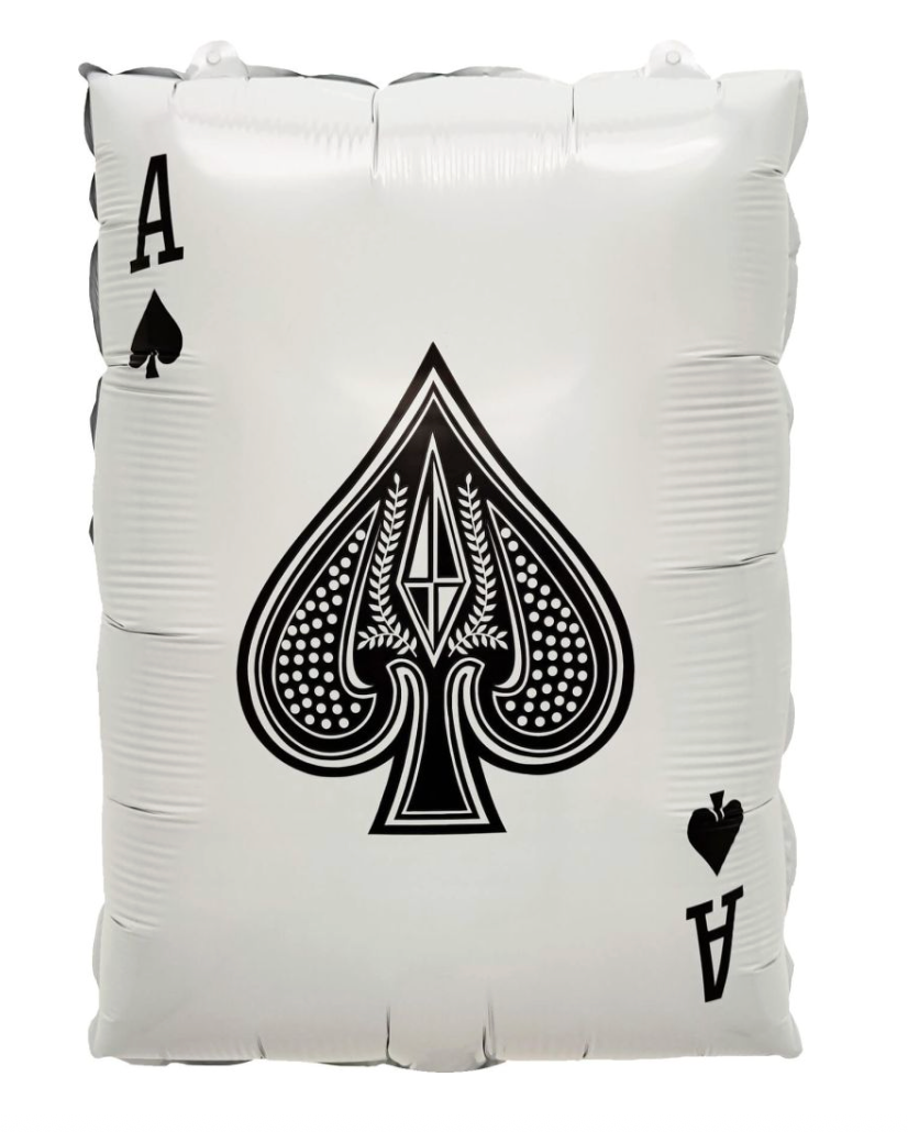 Ace of Clubs Casino Card Balloon 22''