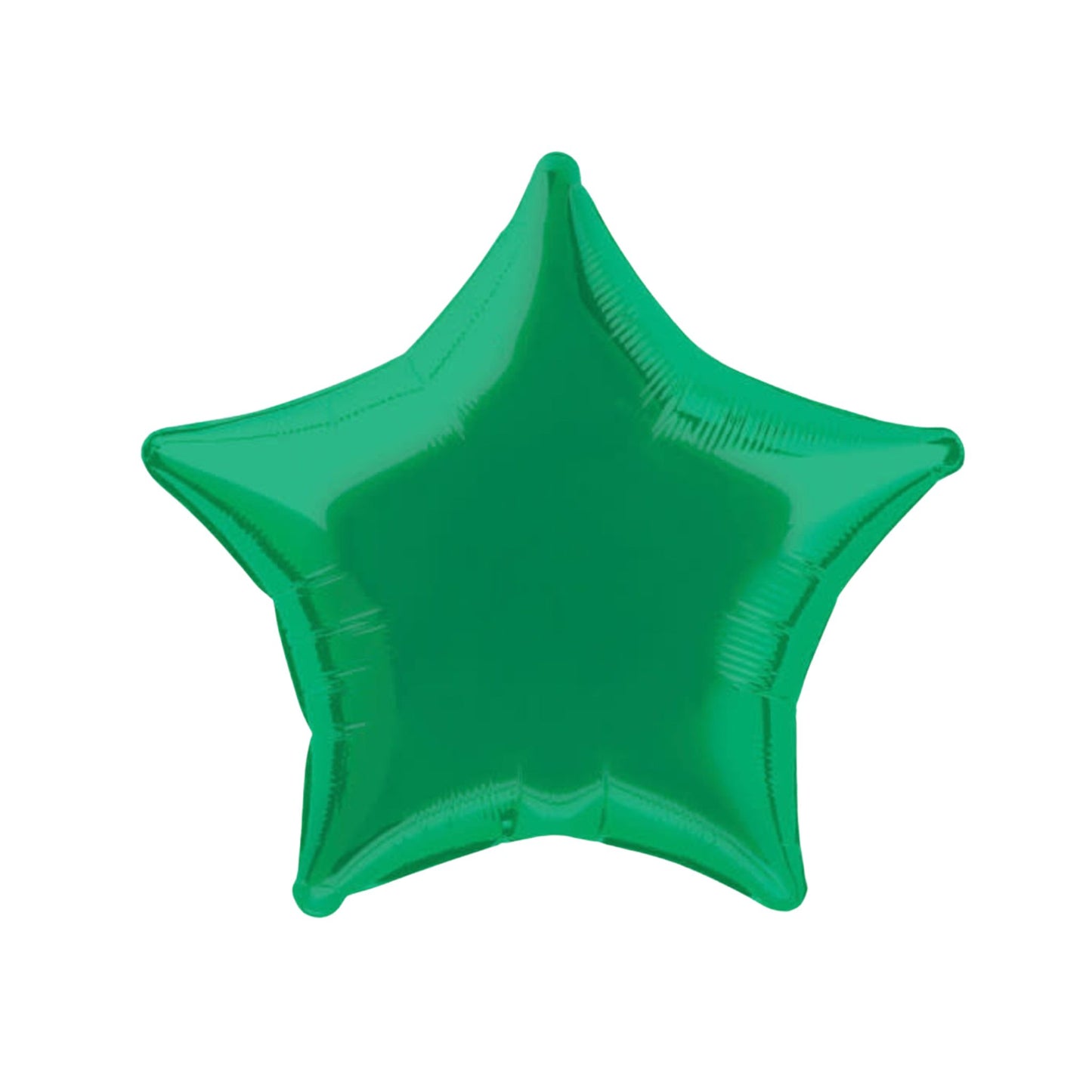 Green Star Foil Balloon 19"