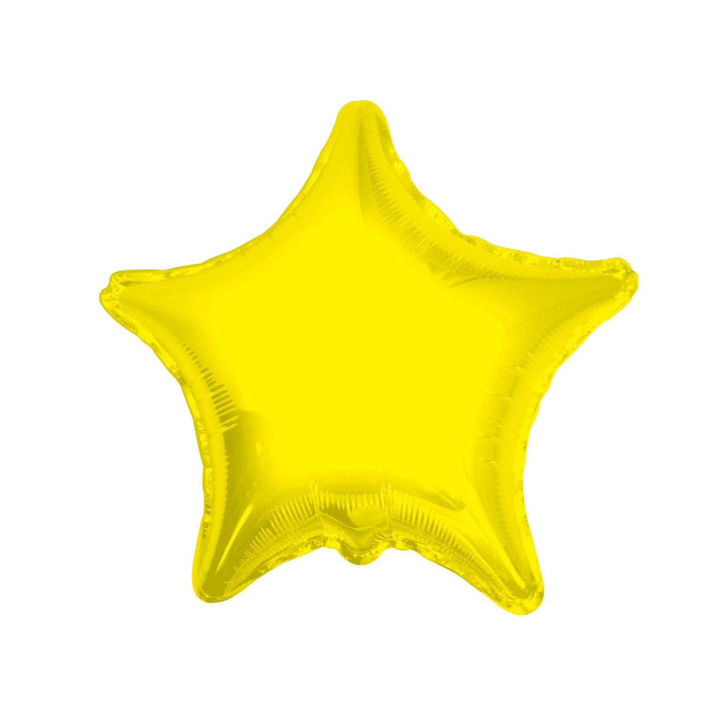 Yellow Star Foil Balloon 19"