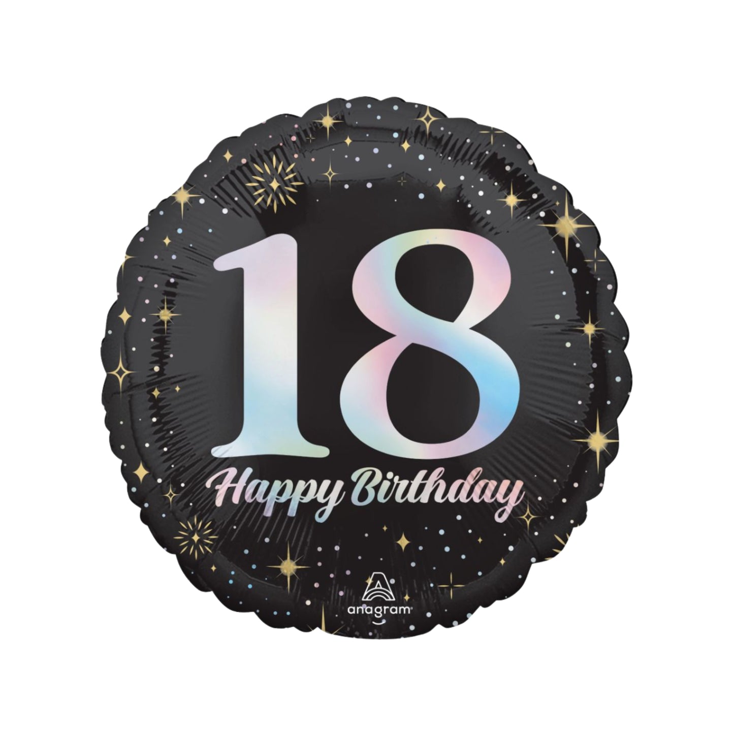 Sparkling 18th Birthday Balloon 17''