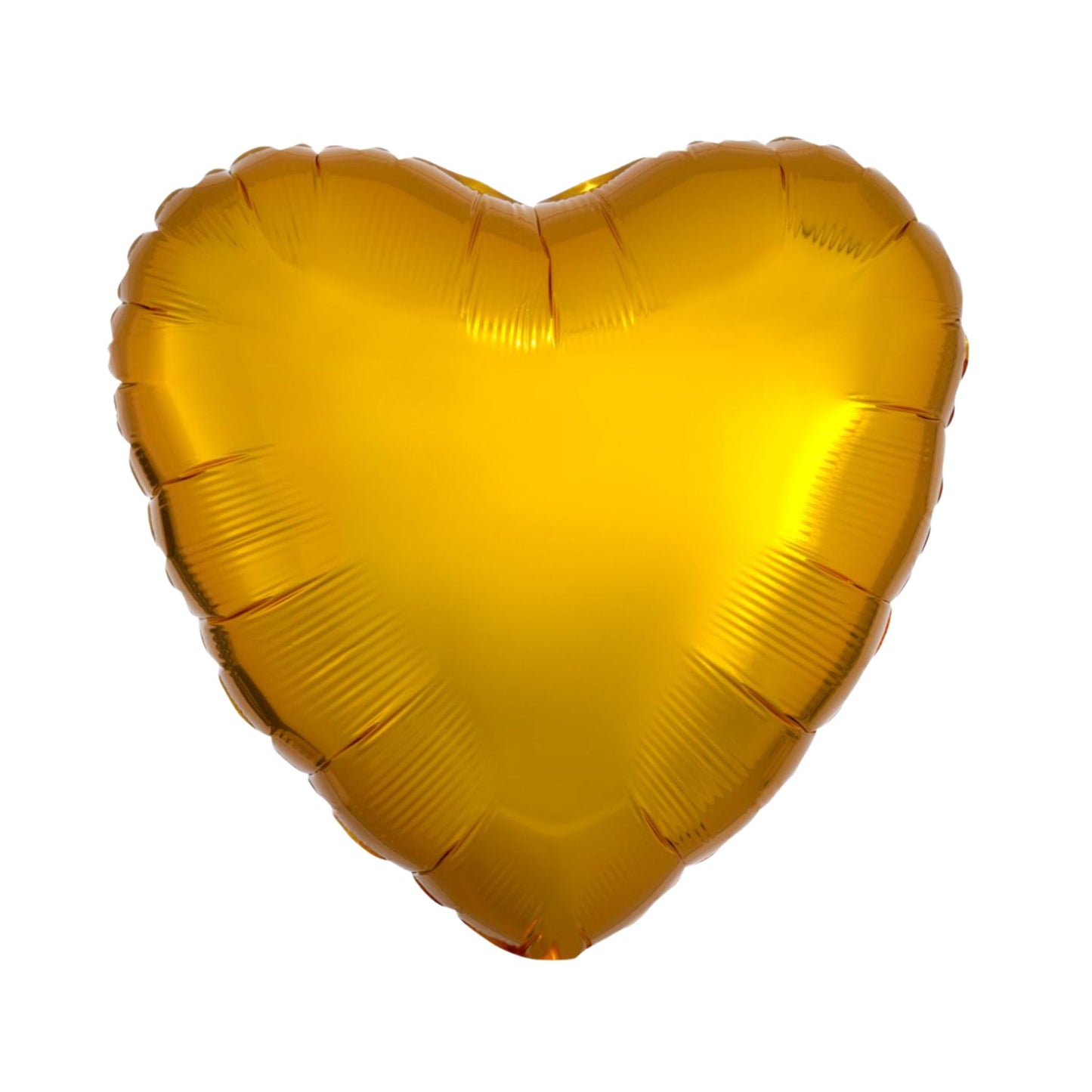 Gold Heart Foil Balloon 19"