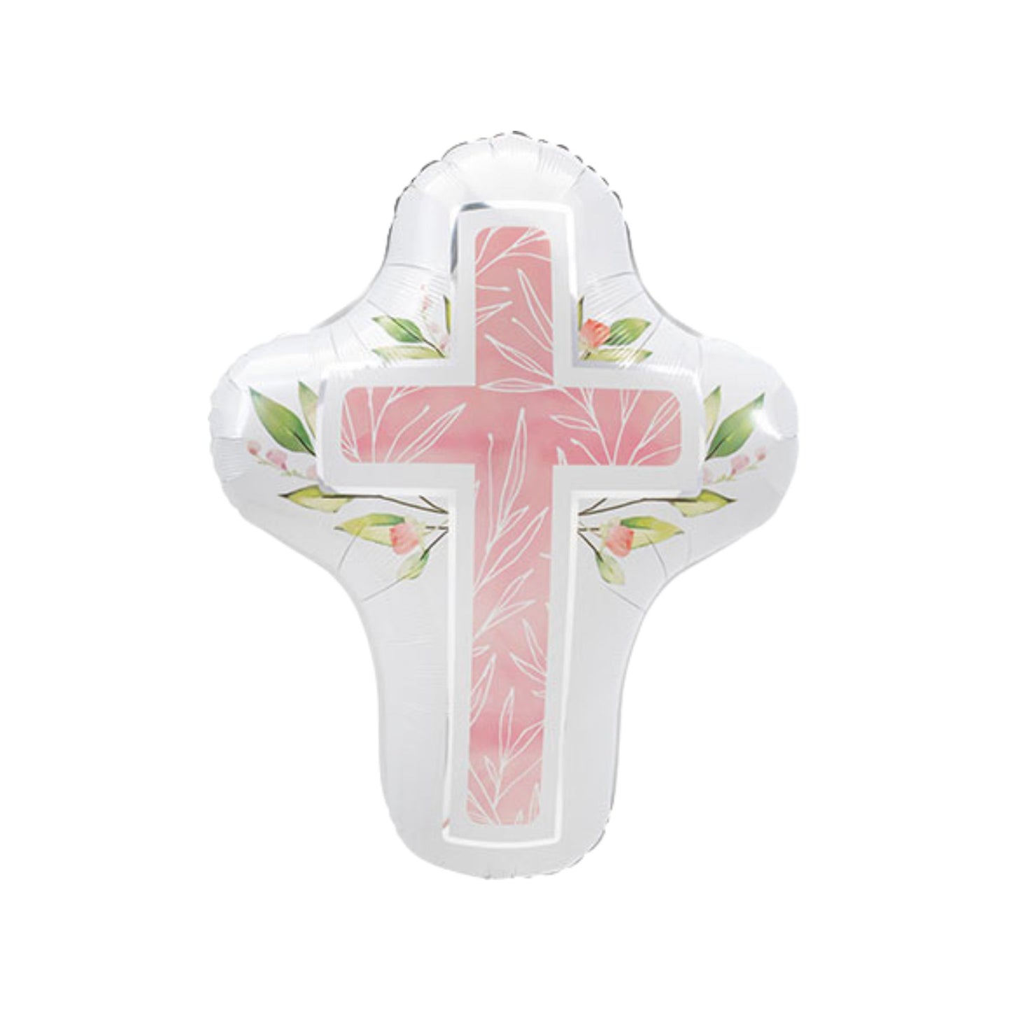 Pink Cross Foil Balloon 28"