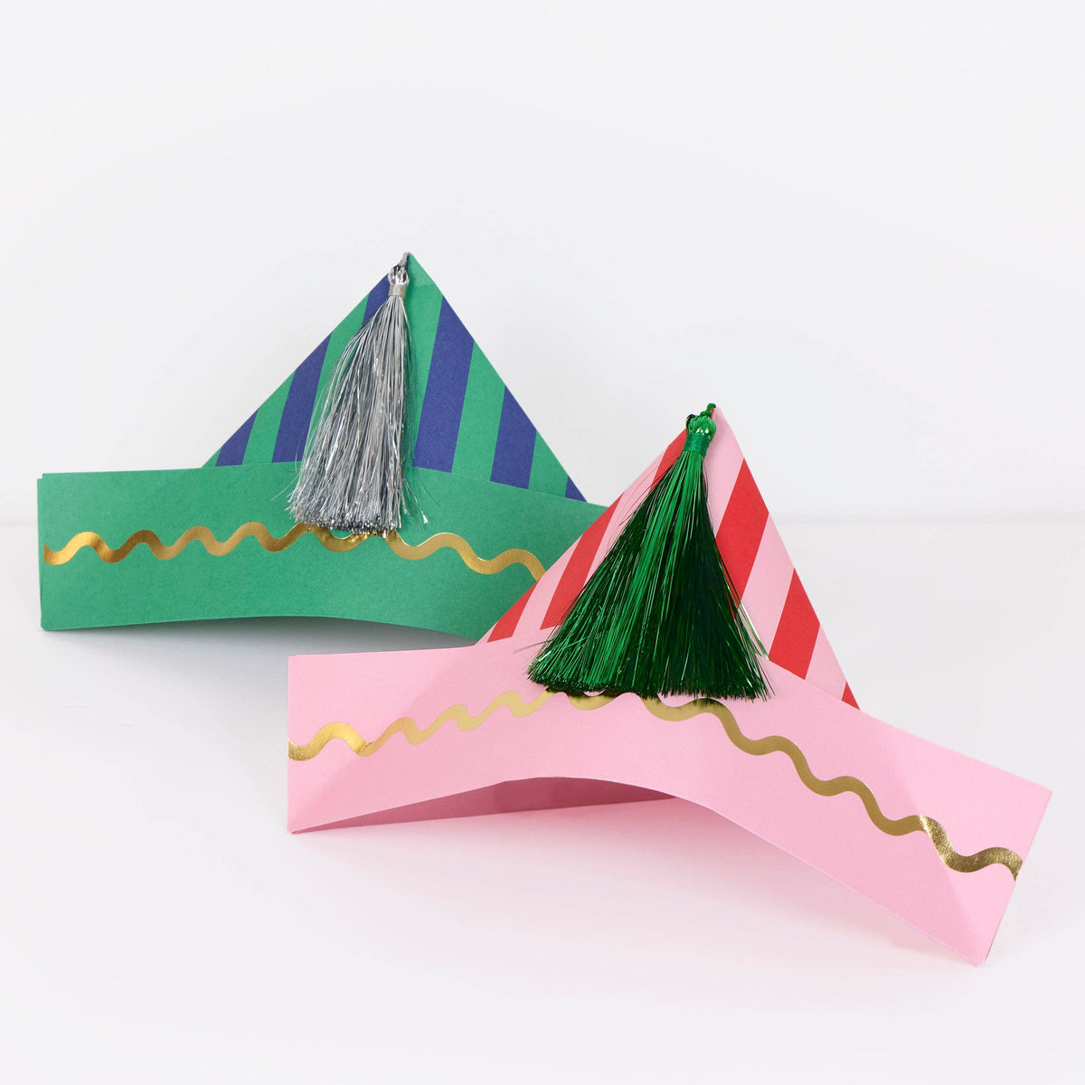 Fun Striped Party Hats