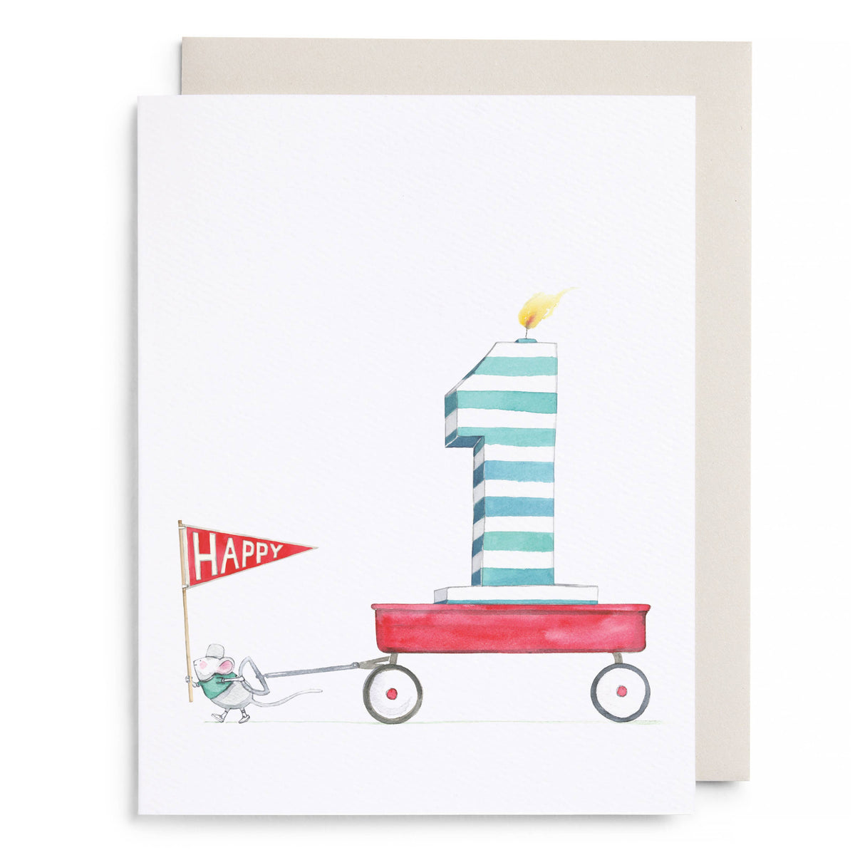 1st Birthday Milestone Greeting Card