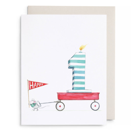 1st Birthday Milestone Greeting Card
