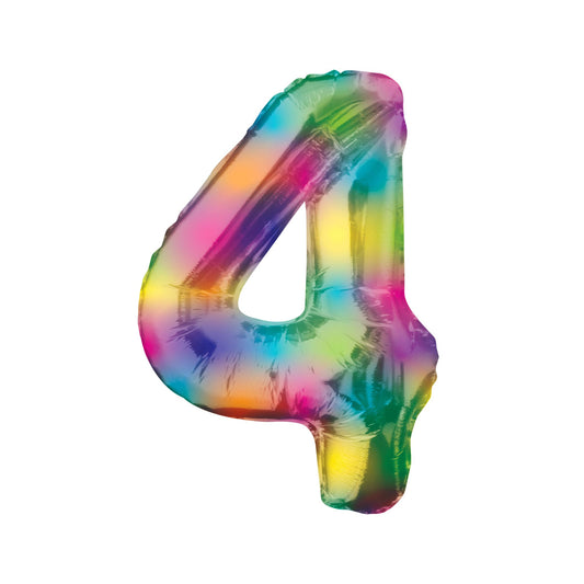 Large Rainbow Foil Balloons 34"