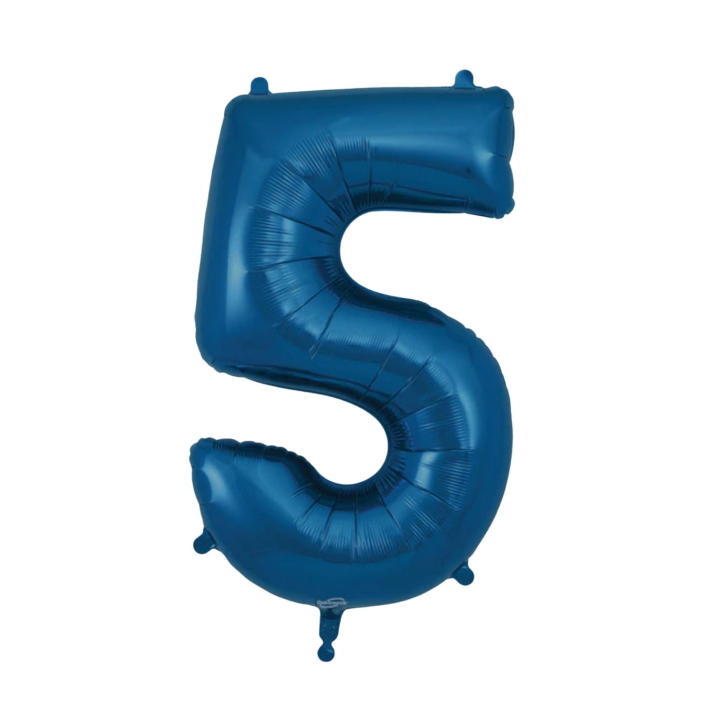 Large Number Navy Foil Balloons 34"