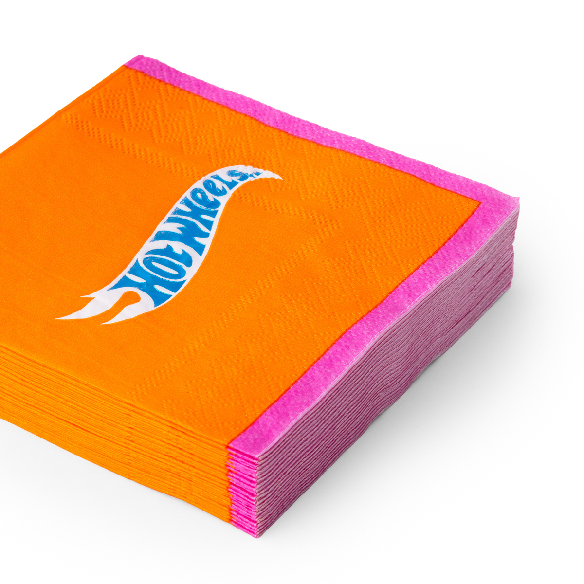 Hot Wheels™ Orange & Pink Cocktail Napkins – Set of 20