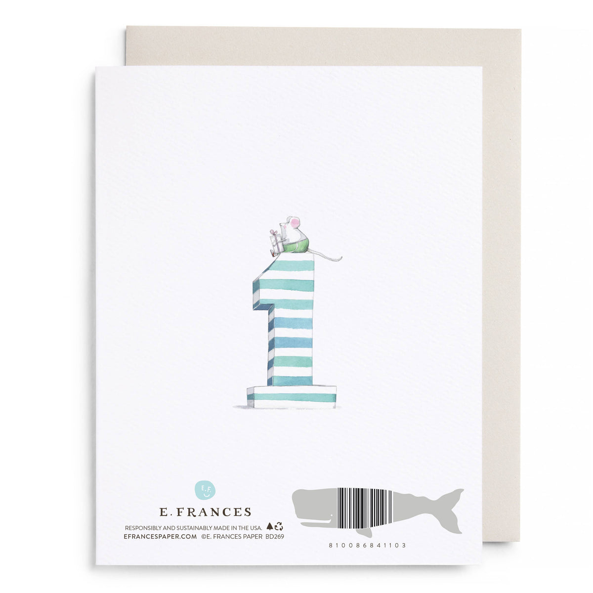 1st Birthday Milestone Greeting Card