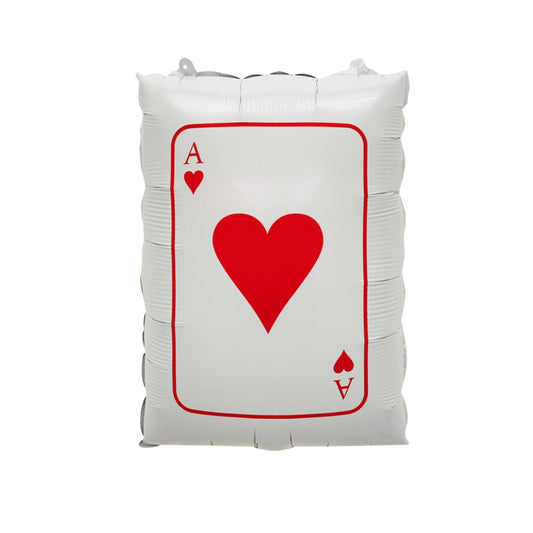 Ace of Hearts Casino Card Foil Balloon 22''