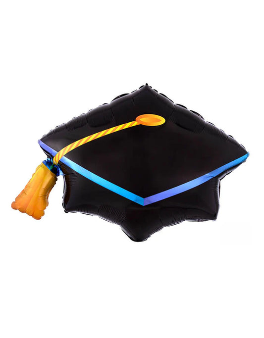 Black Graduation Cap Foil Balloon 31"