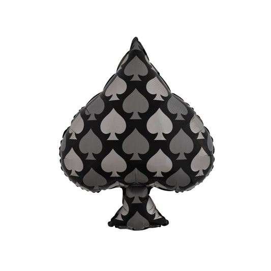 Casino Spade Foil Balloon 28''
