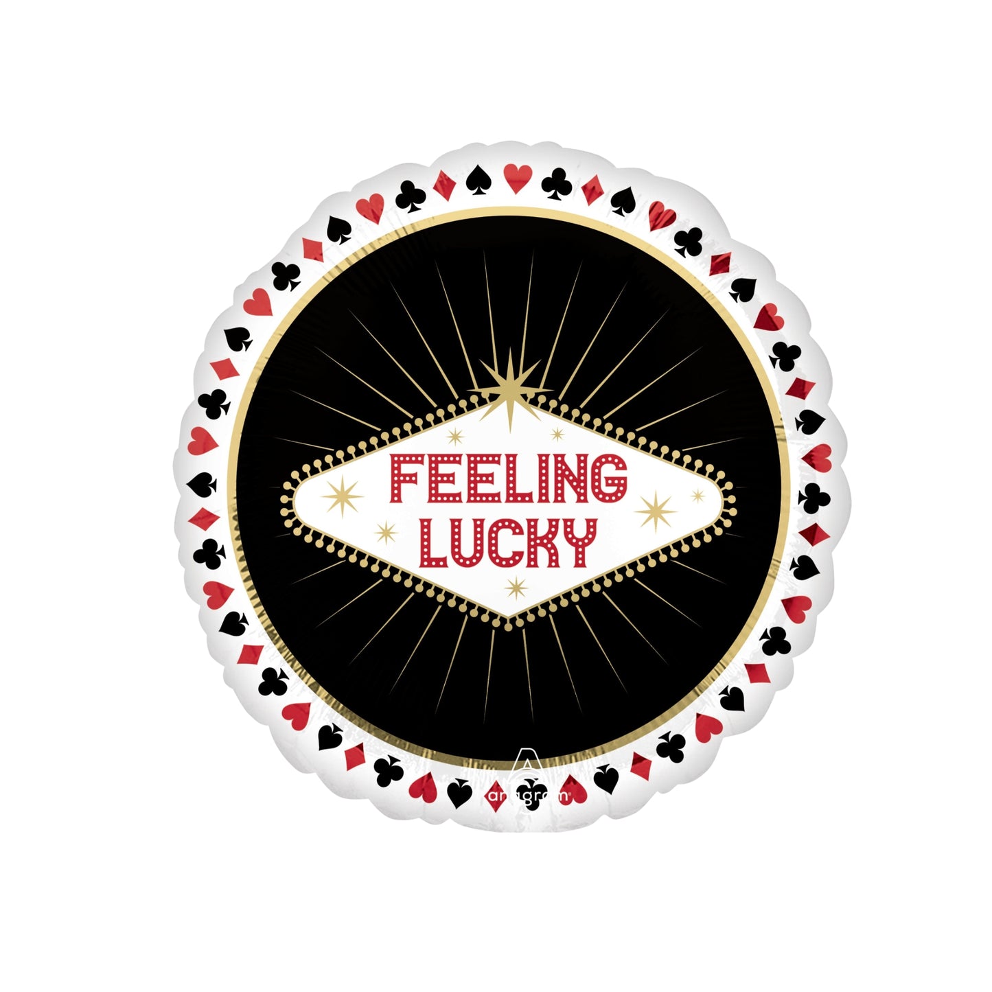 Feeling Lucky Casino Helium Balloon 18''