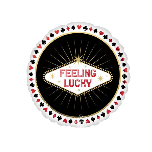 Feeling Lucky Casino Helium Balloon 18''