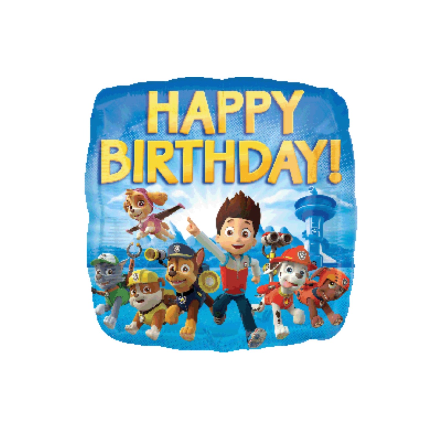 Happy Birthday Paw Patrol Foil Balloon 18"