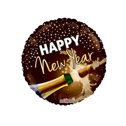 Happy New Year Balloon 18"