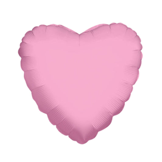 Light Pink Heart Foil Balloon 18"