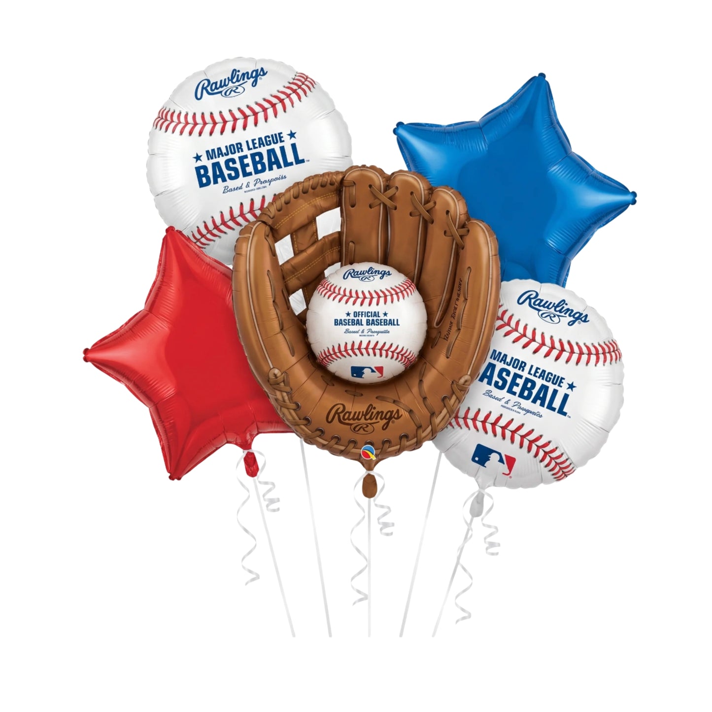 Major League Baseball Foil Balloon Bouquet