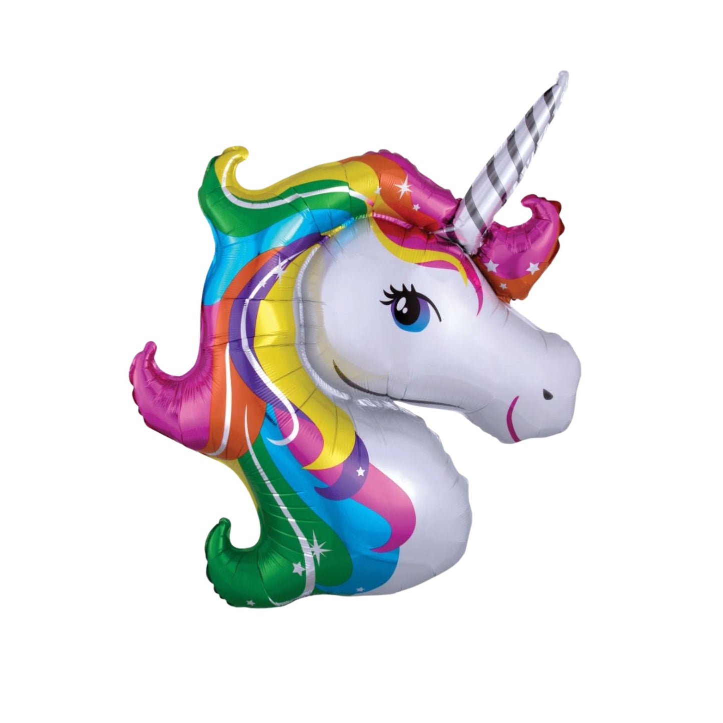 Rainbow Unicorn Foil Balloon 33"
