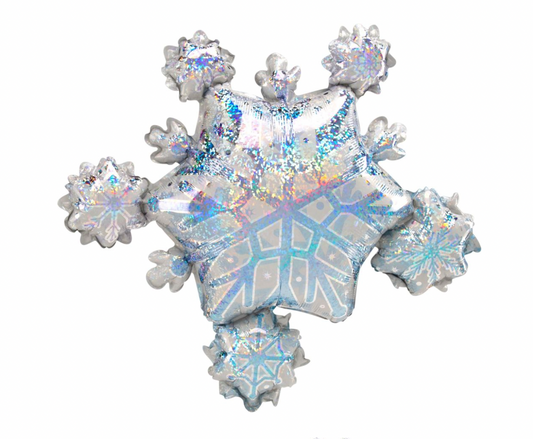 32" Snowflake Super Shape Foil Balloon