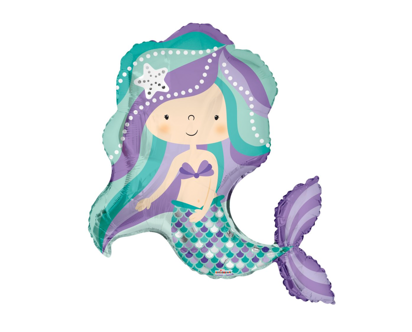 Super Shape Mermaid Foil Balloon 36"