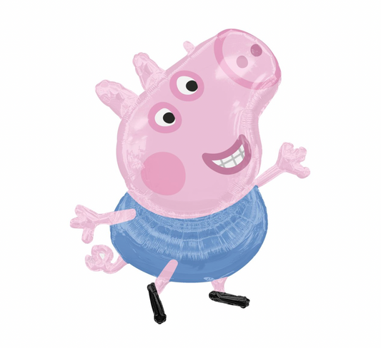 Super Shape Brother George Pig Balloon 24"