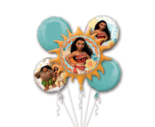 Moana Foil Balloon Bouquet