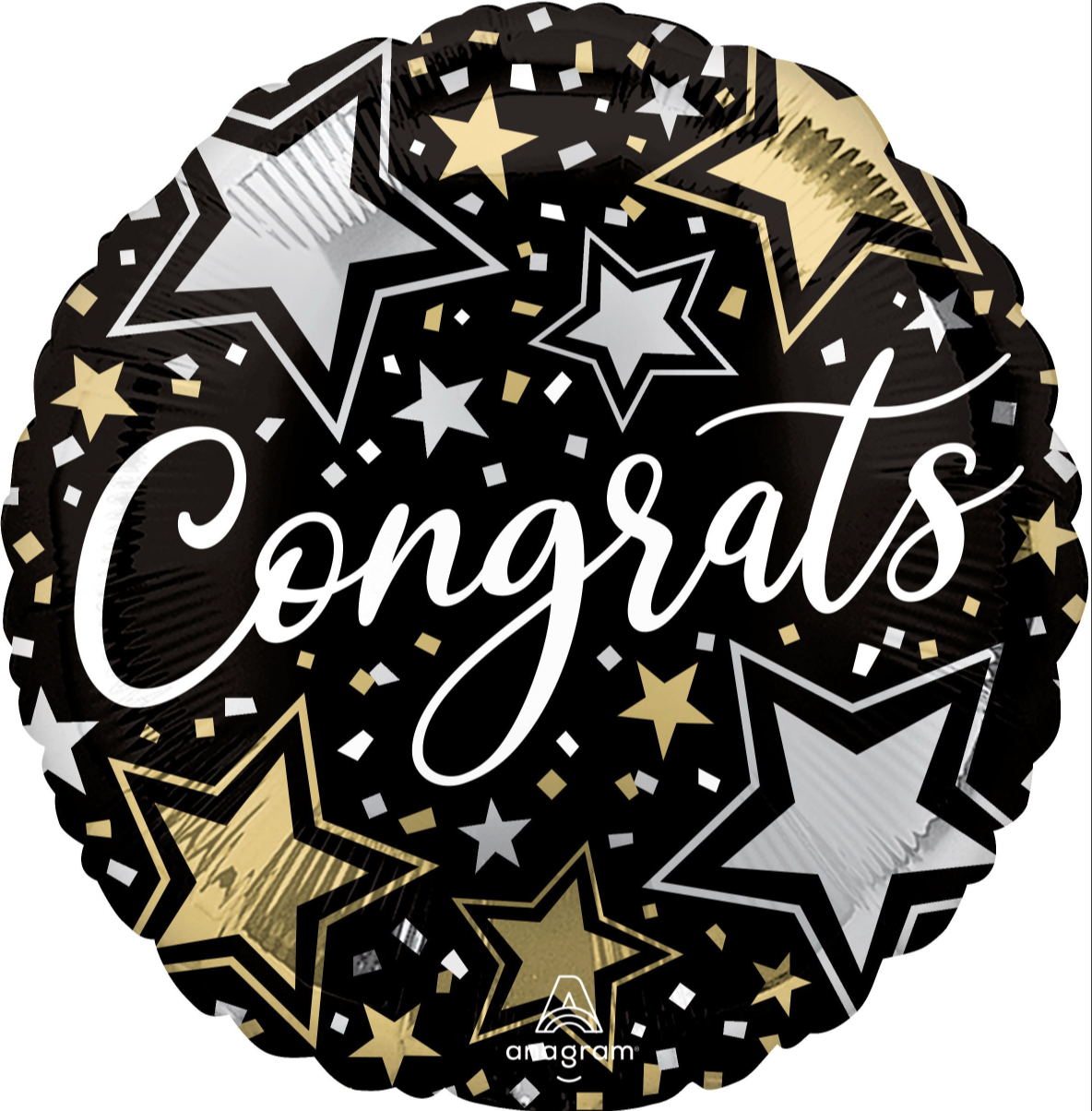 Standard Congrats Stars Balloon 18''