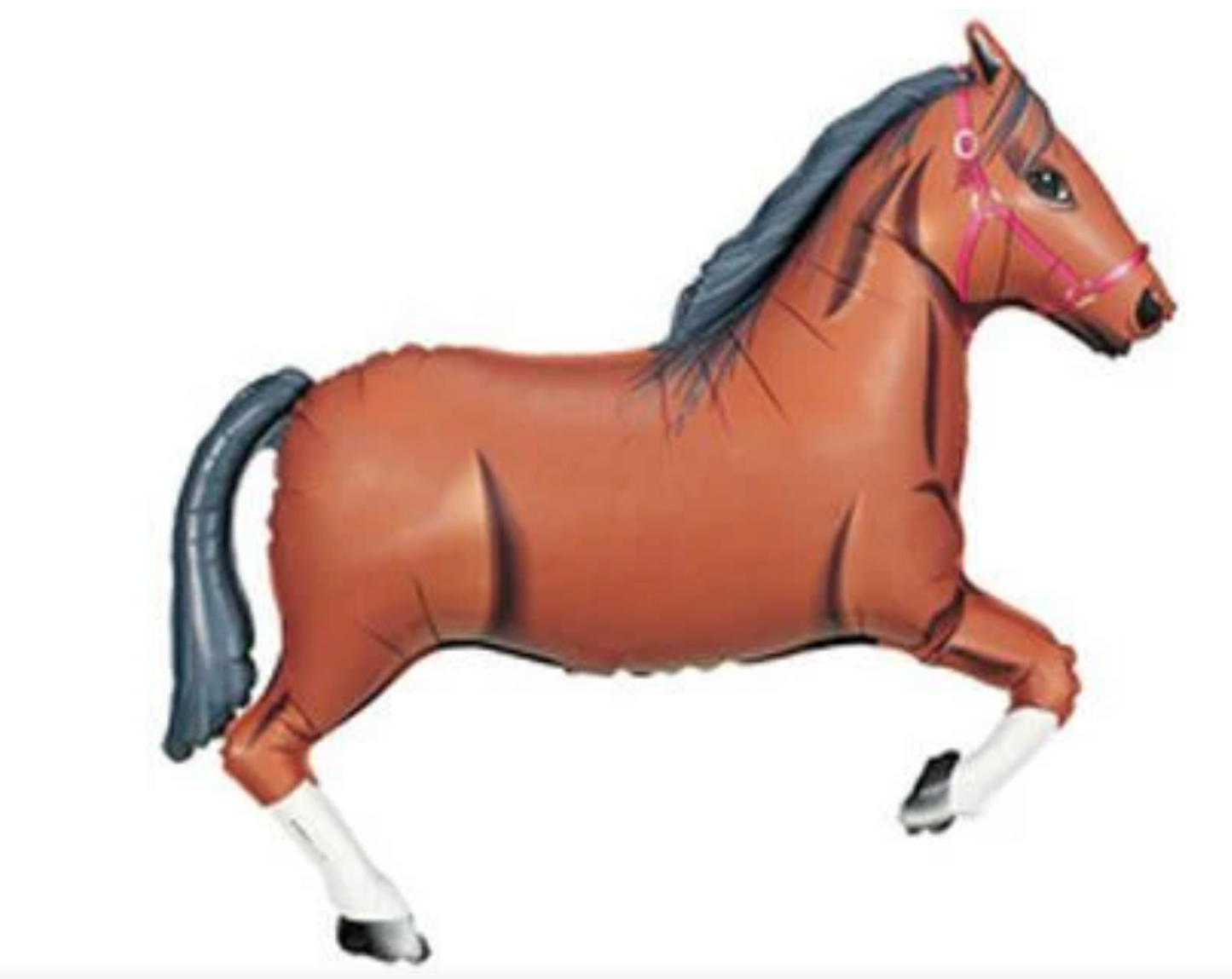 Super Shape Brown Race Horse Balloon 34"