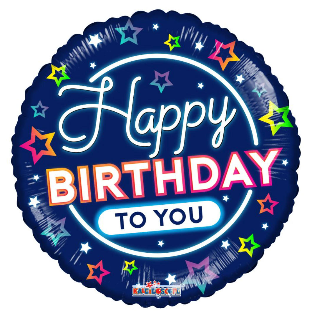 Happy Birthday To You Glow Balloon 18''