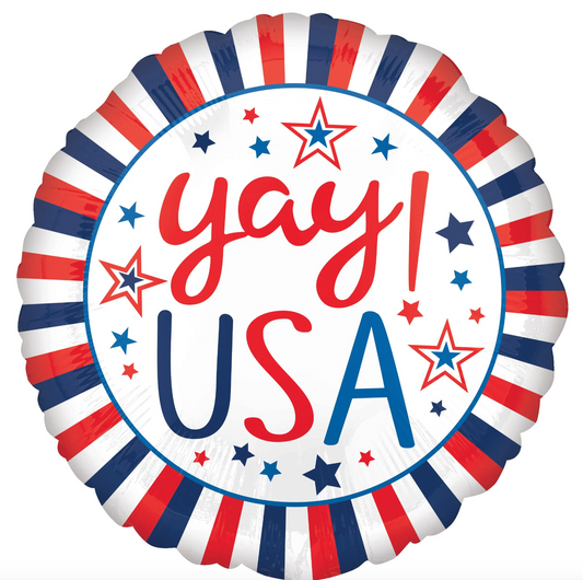 Jumbo Yay! USA Balloon 28''
