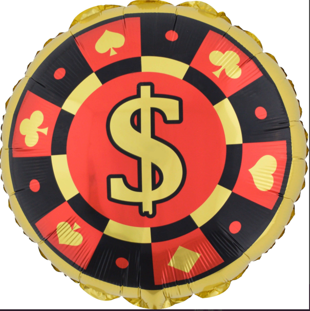 Casino Night Foil Balloon 18''