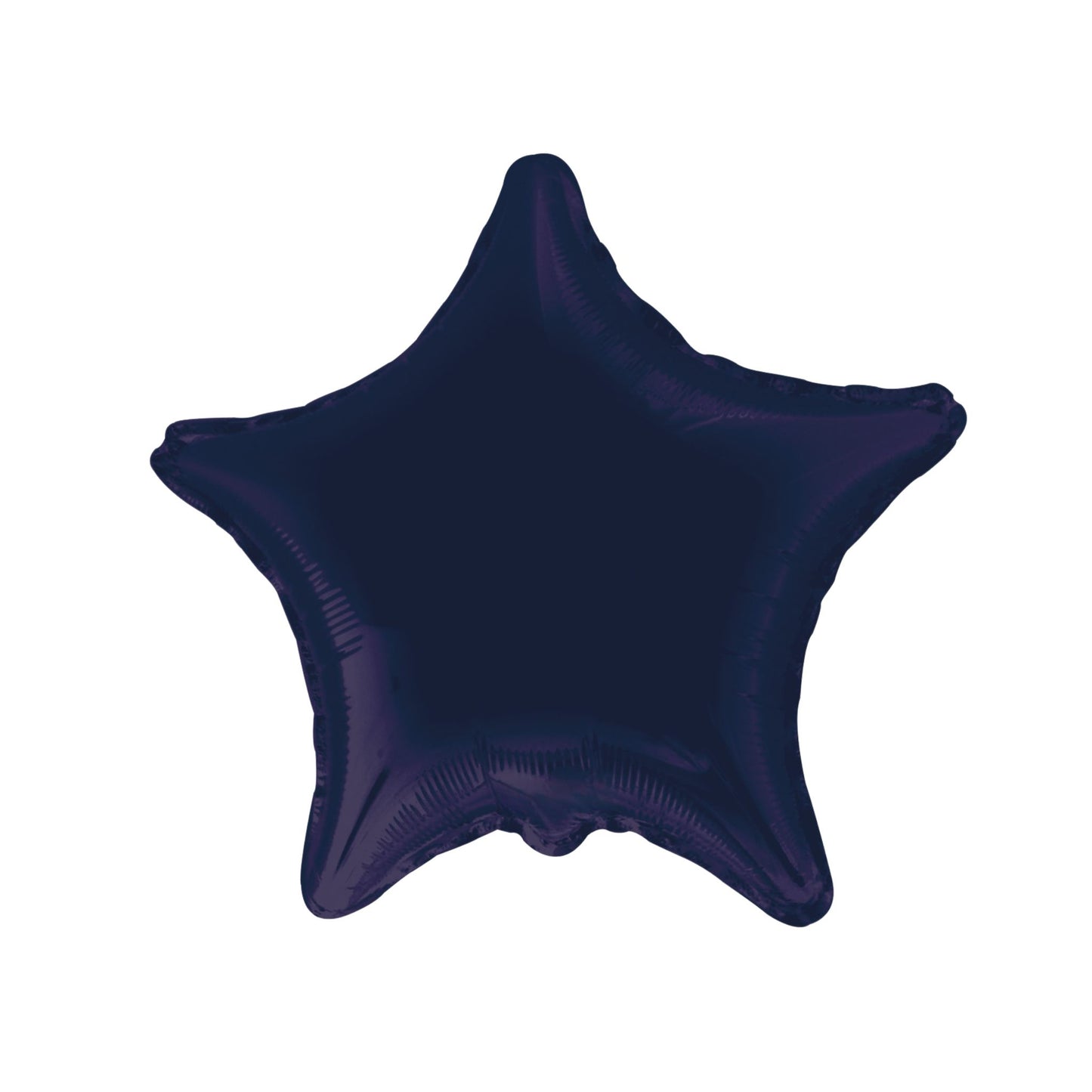 Navy Blue Star Foil Balloon 19"