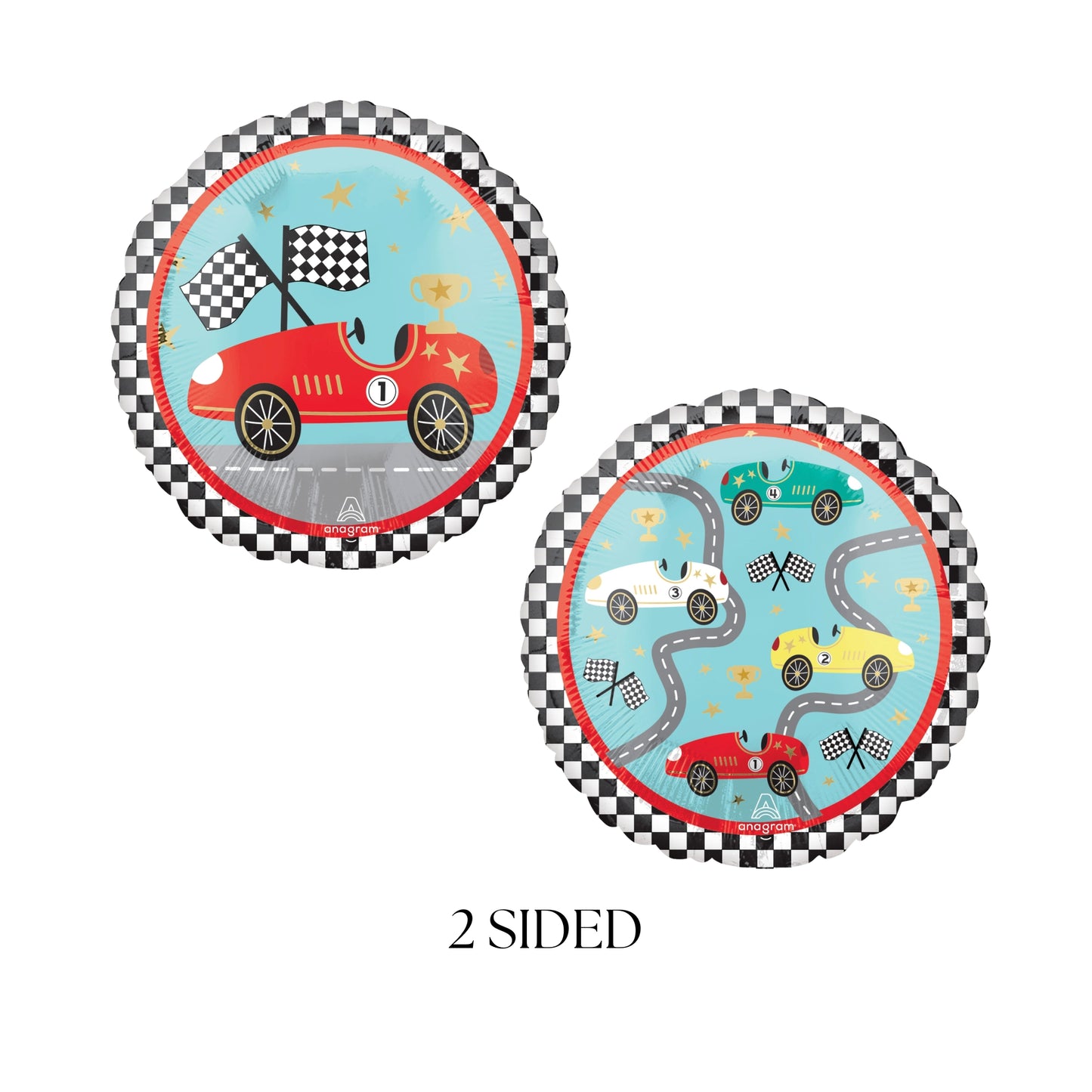 Standard Race Cars Balloon 17''