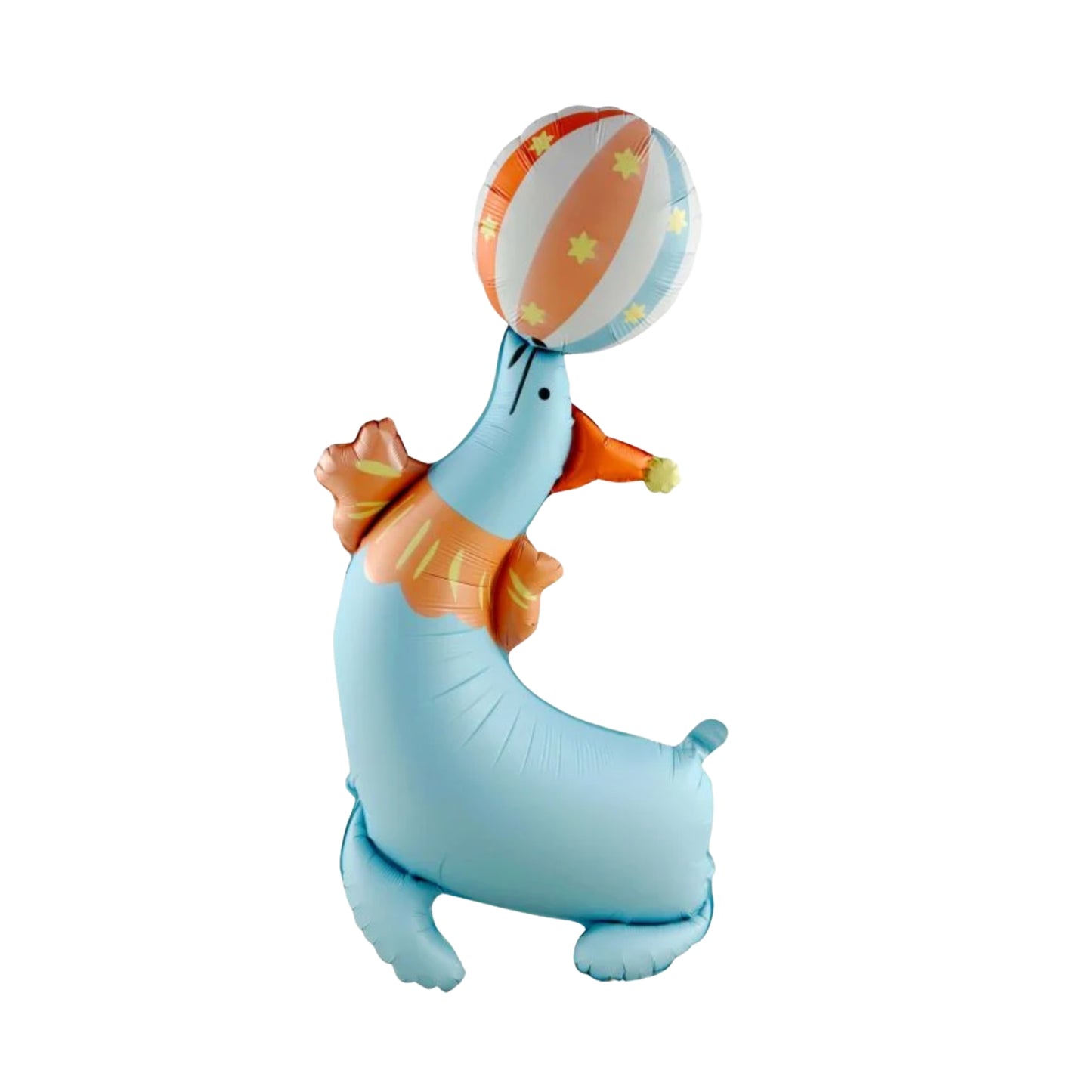 Standing Matte Circus Seal Balloon 42''