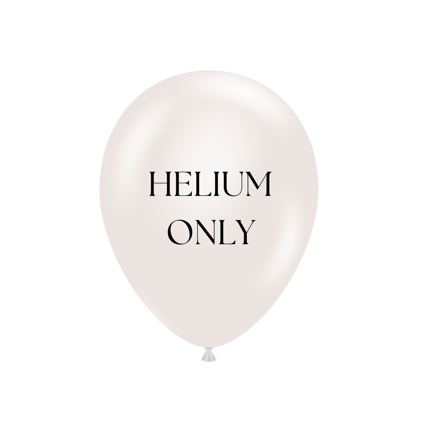 Balloon Inflation - HELIUM ONLY